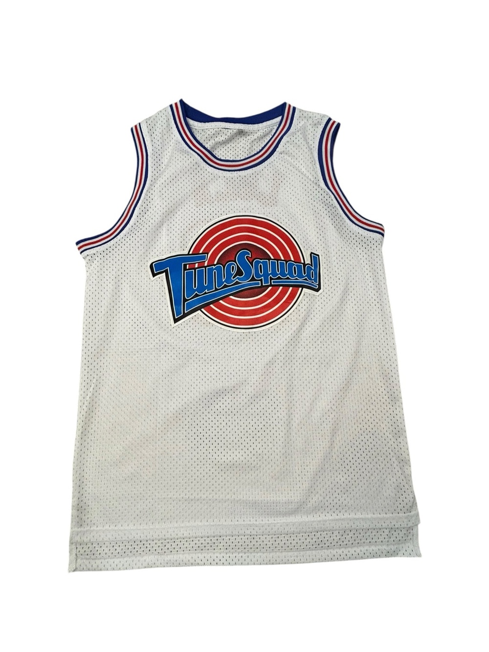Tune Squad Space Jam Lola 10 White Mesh Basketball Jersey Men’s M